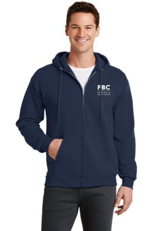 Adult Full-Zip Hooded Sweatshirt