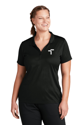 Ladies' Embossed PosiCharge Tough Polo | Trilogy