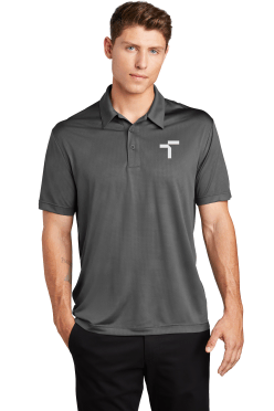 Men's Embossed PosiCharge Tough Polo