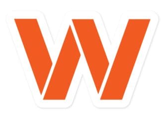 "W" sticker
